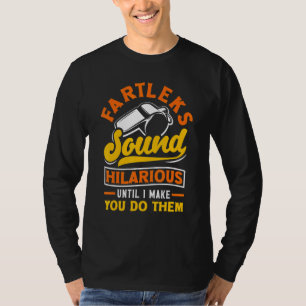 Track and Fält Coach Fartleks Ljud Hilarous T Shirt