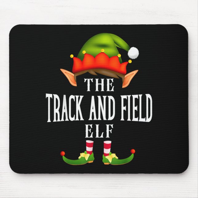 Track And Field Elf Group Funny Christmas Pajama P Musmatta (Framsidan)