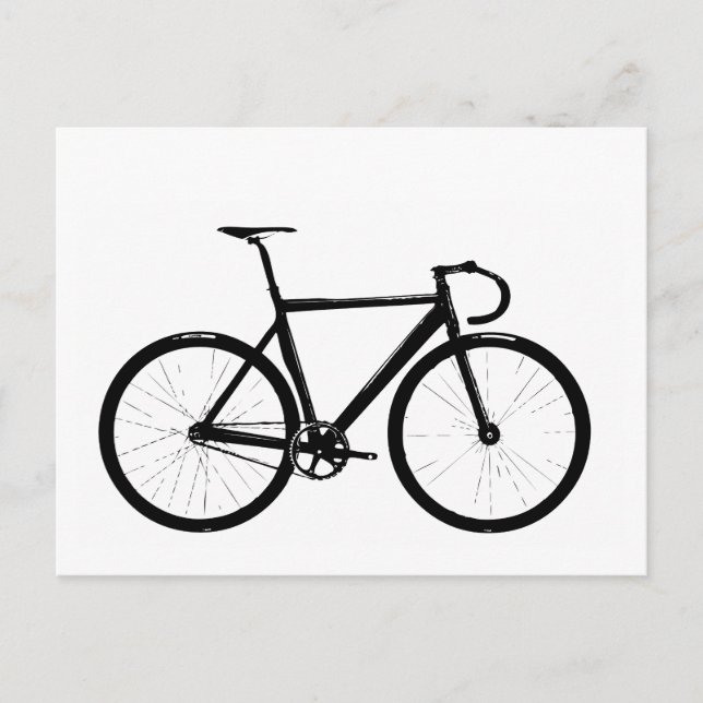 Track Bike Vykort (Framsida)
