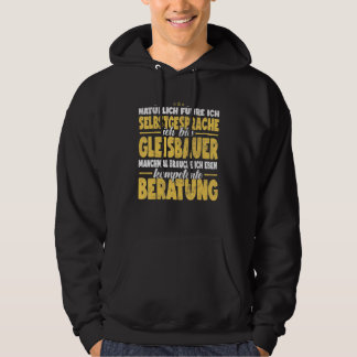 Track Builder Funny Track Construction Craftsman P Hoodie