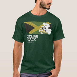 Track Cycling Jamaica Road Bike Tävla Speed Cycli T Shirt