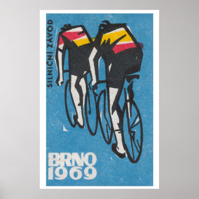 Track Cycling World Championship Brno 1969 Poster (Framsidan)