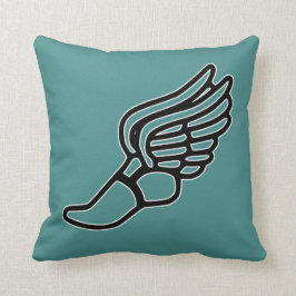 Track & Fält Hermes Winged Foot Anpassningsbar Fär Kudde