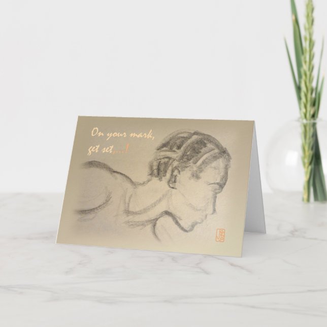 Track Guy Encouragement från USA Kort (Framsida)