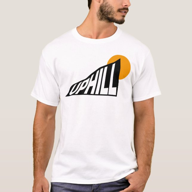 Träck klimatet: Uphill Motivation Tee (Framsida)