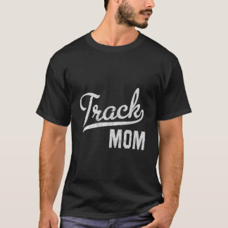 Track mamma stolt Track och friidrott mamma T Shirt