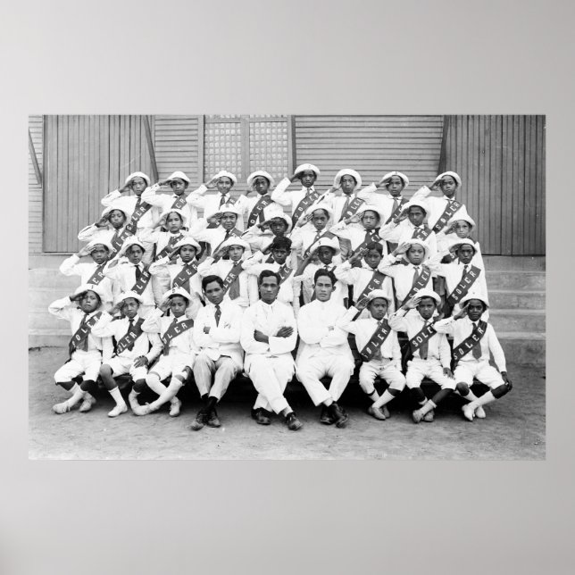 Track Team, Manila, tidigt 1900-talet Poster (Framsidan)