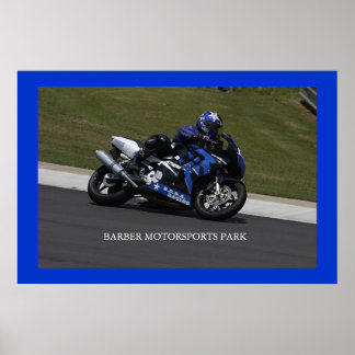 Trackday på Barbers Poster