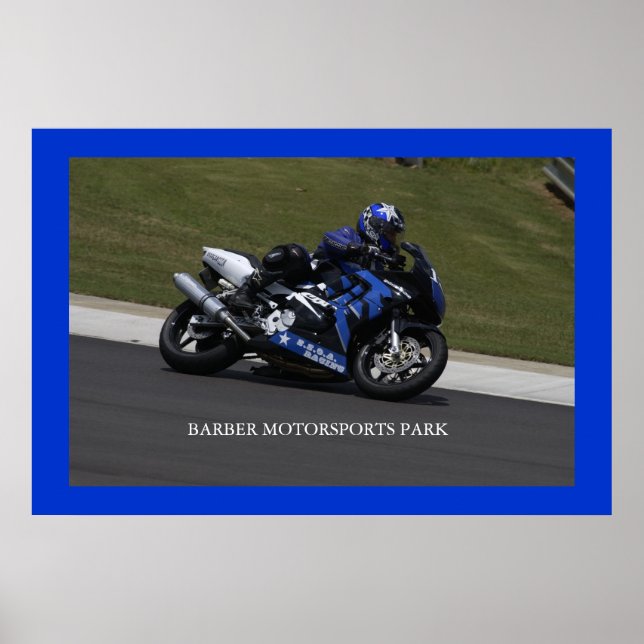 Trackday på Barbers Poster (Framsidan)