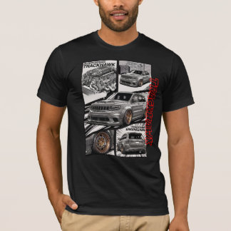 Trackhawk Supercharged V8 JDM Manga Panel T Shirt