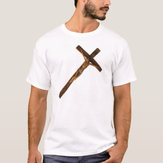Träcrucifixutslagsplats T-shirt