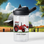 Tractor Backhoe Farm Maskiner personalize Namn<br><div class="desc">Tractor Backhoe Farm Maskiner personalize Namn Vattenflaska</div>