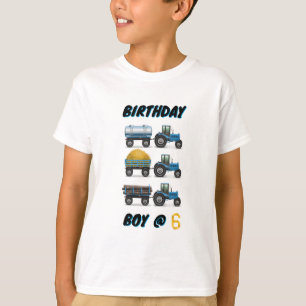 Tractor Birthday Boy @ 6 T Shirt