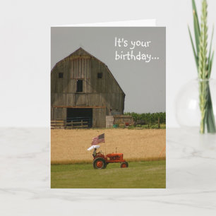 Tractor Birthday Card: Dags att fira! Kort