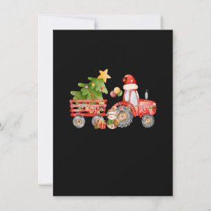Tractor Boy Julafton Julgran God jul Fa Inbjudningar