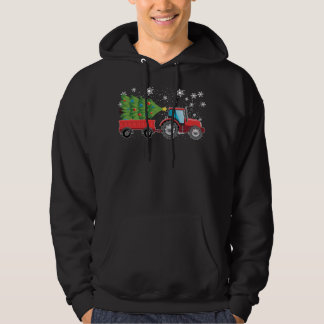 Tractor Carry Julgran Ugly Sweater Kid Truc Hoodie