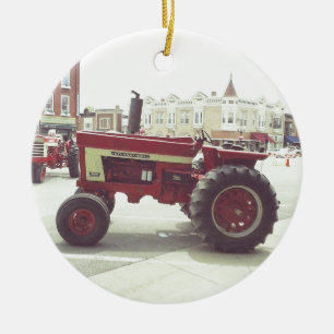 Tractor Downtown Julgransprydnad Keramik