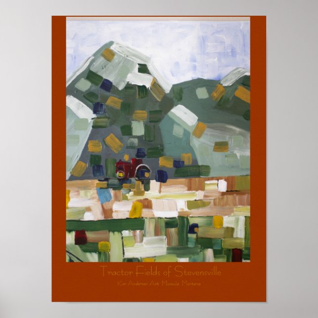 Tractor Fält of Stevensville,.. Poster (Framsidan)