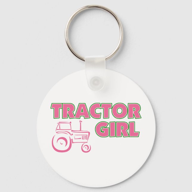 Tractor Girl Nyckelring (Framsida)