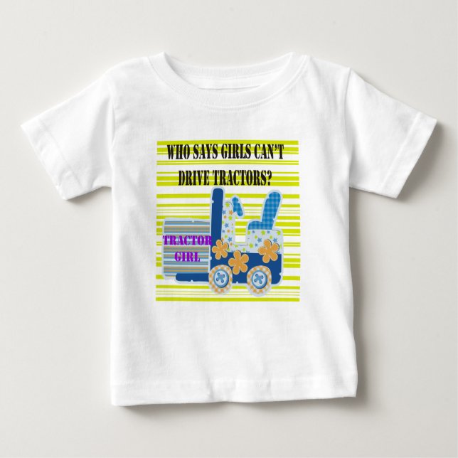 Tractor Girl Tshirts och Gifts (Framsida)