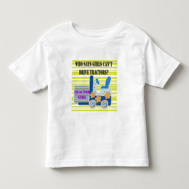 Tractor Girl Tshirts och Gifts (Framsida)