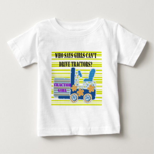 Tractor Girl Tshirts och Gifts (Framsida)