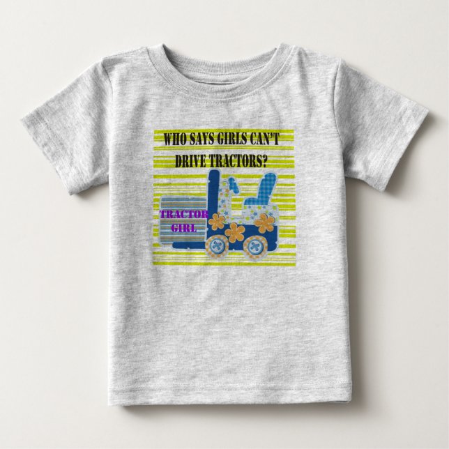 Tractor Girl Tshirts och Gifts (Framsida)