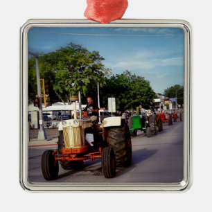 Tractor Parad i Washington, Iowa Julgransprydnad Metall