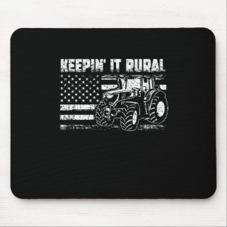 Tractor USA flagga Patriotic Farmer Farming Musmatta