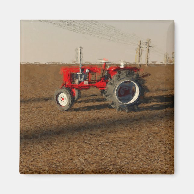 Tractor y tierras de labranza magnet (Framsidan)