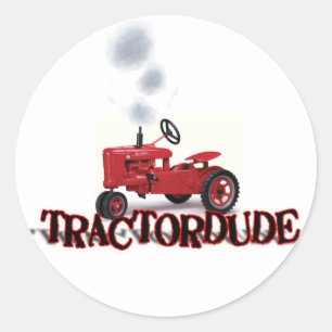 Tractordude klistermärke