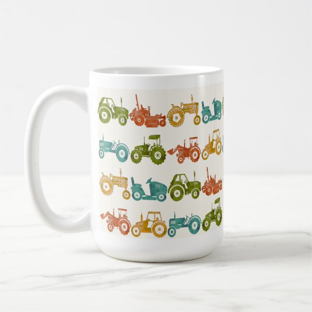 Tractors and Lawnmowers Kaffemugg (Vänster)