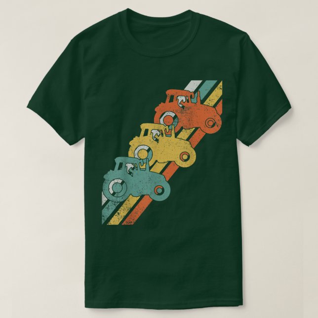 Tractors Tractor Farmer Farming T-Shirt (Design framsida)