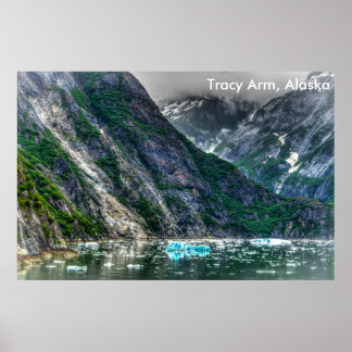 Tracy Arm, Alaska Poster
