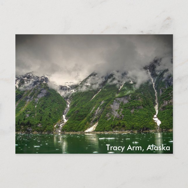 Tracy Arm, Alaska Vykort (Framsida)