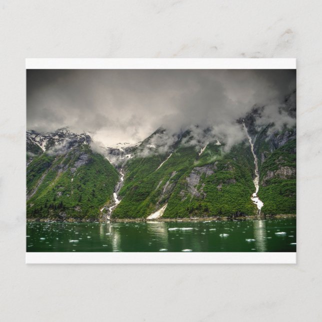 Tracy Arm Fjord i Alaska Vykort (Framsida)