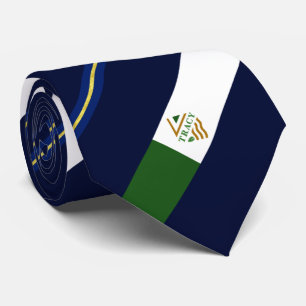 Tracy City (Kalifornien) City flagga Neck Tie Slips