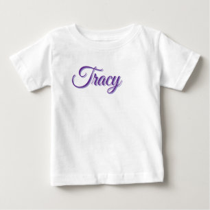 Tracy Flickans Namn I Lila, T Shirt