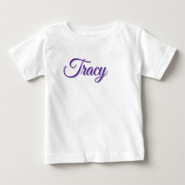 Tracy Flickans Namn I Lila, T Shirt (Framsida)