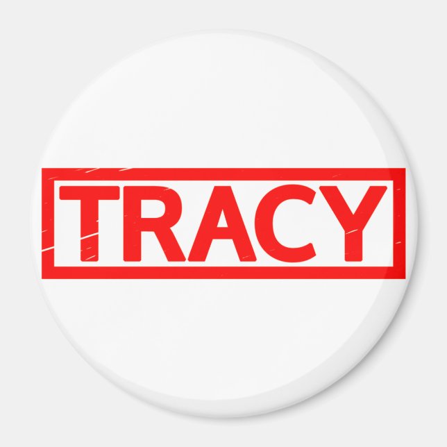 Tracy Frimärke Magnet (Framsidan)