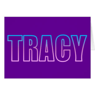 Tracy Hälsningskort
