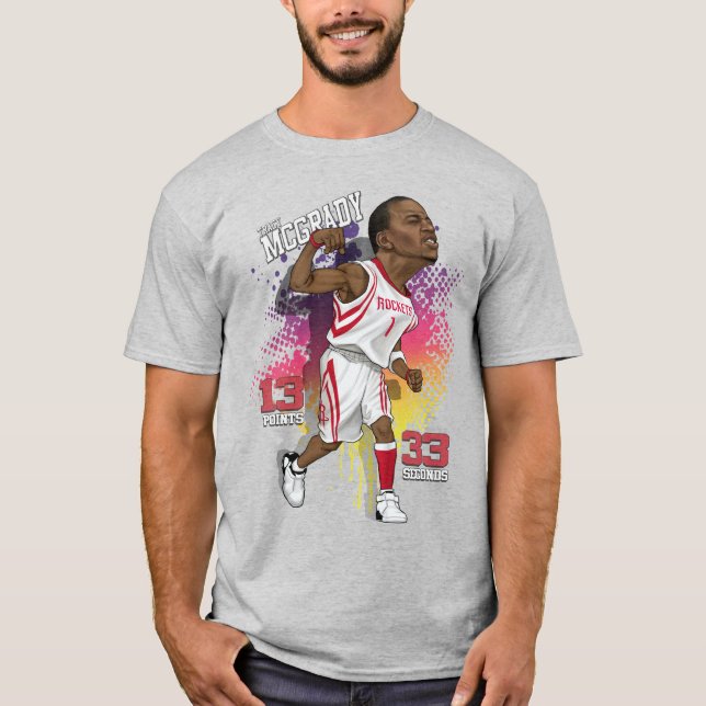 Tracy McGrady Caricature T-Shirt (Framsida)