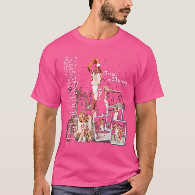 Tracy Mcgrady Vintage Bootleg T Shirt (Framsida)
