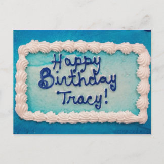 Tracy's 2016 Birthday Cake Vykort