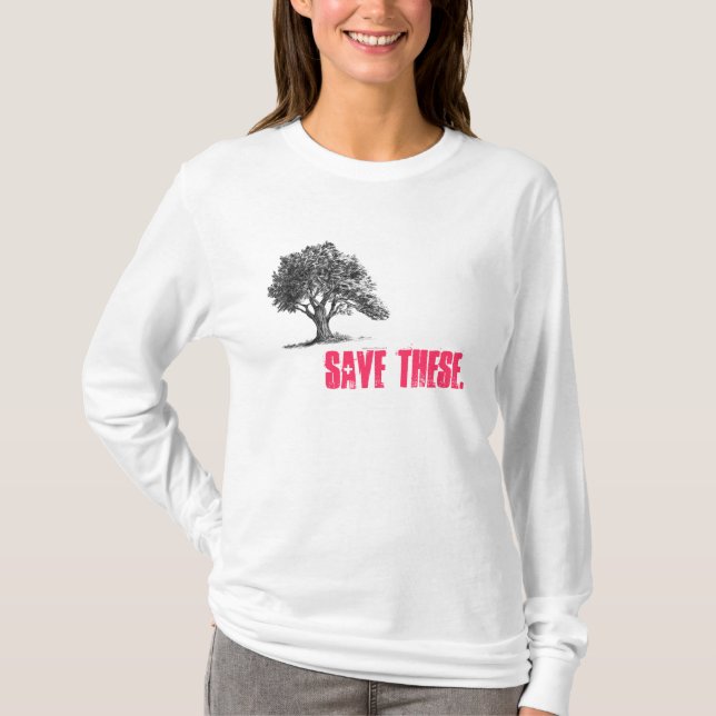 träd 2, sparar dessa t-shirt (Framsida)