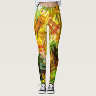 TRÄD ABSTRAKT LEGGINGS