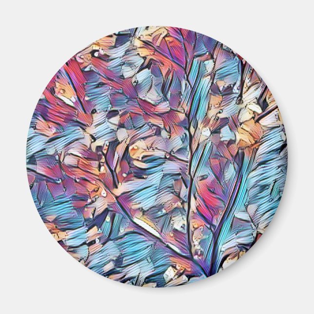 TRÄD ABSTRAKT MAGNET (Framsidan)