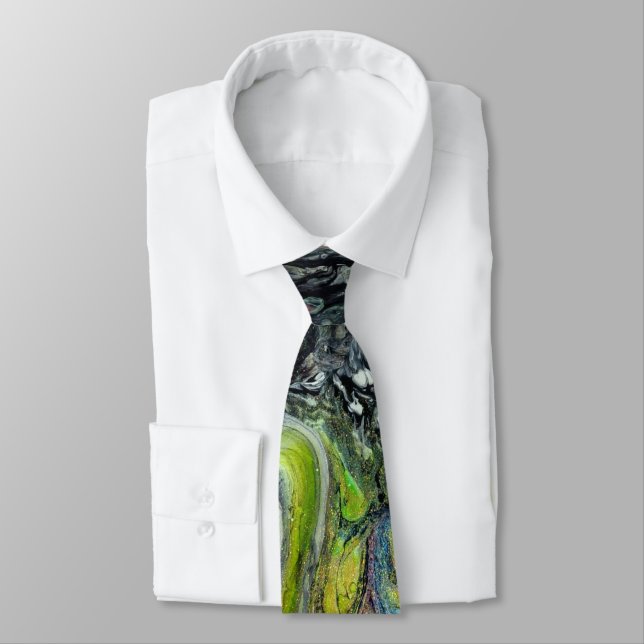 Träd Abstrakt Tie Slips (Bunden)