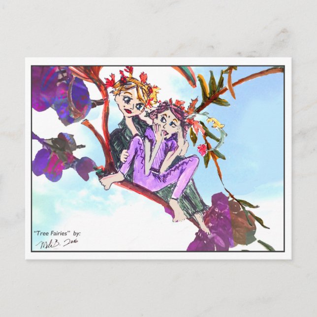 TRÄD ÄLVOR 1 VYKORT (Framsida)