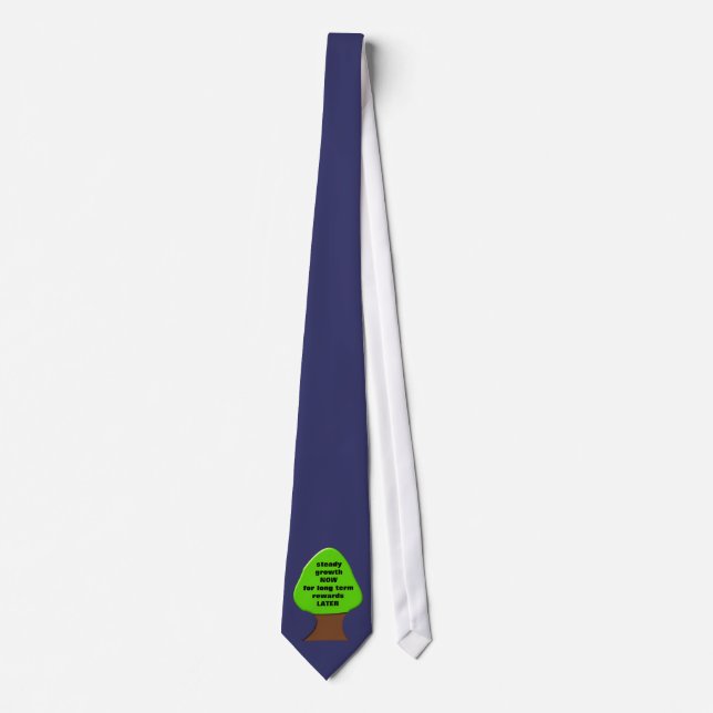 Träd Anpassade Business Motto Tie Slips (Framsida)